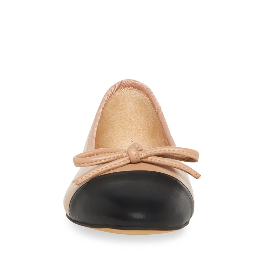 Beige Steve Madden Ellison Natural Women's Ballet Flats | PH 1253JCA